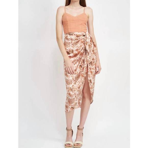 NEW EN SAISON skye wrap dress in pink - Picture 1 of 2